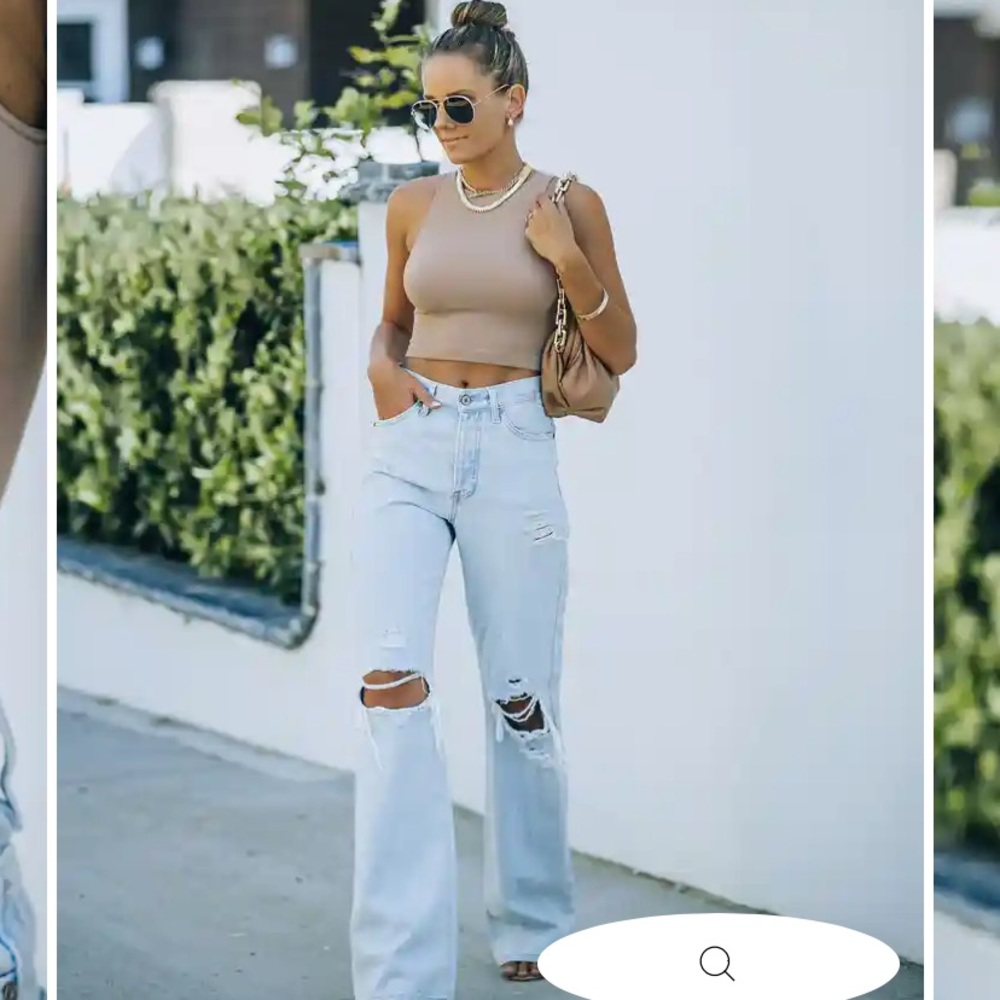 Stretchy cropped tank